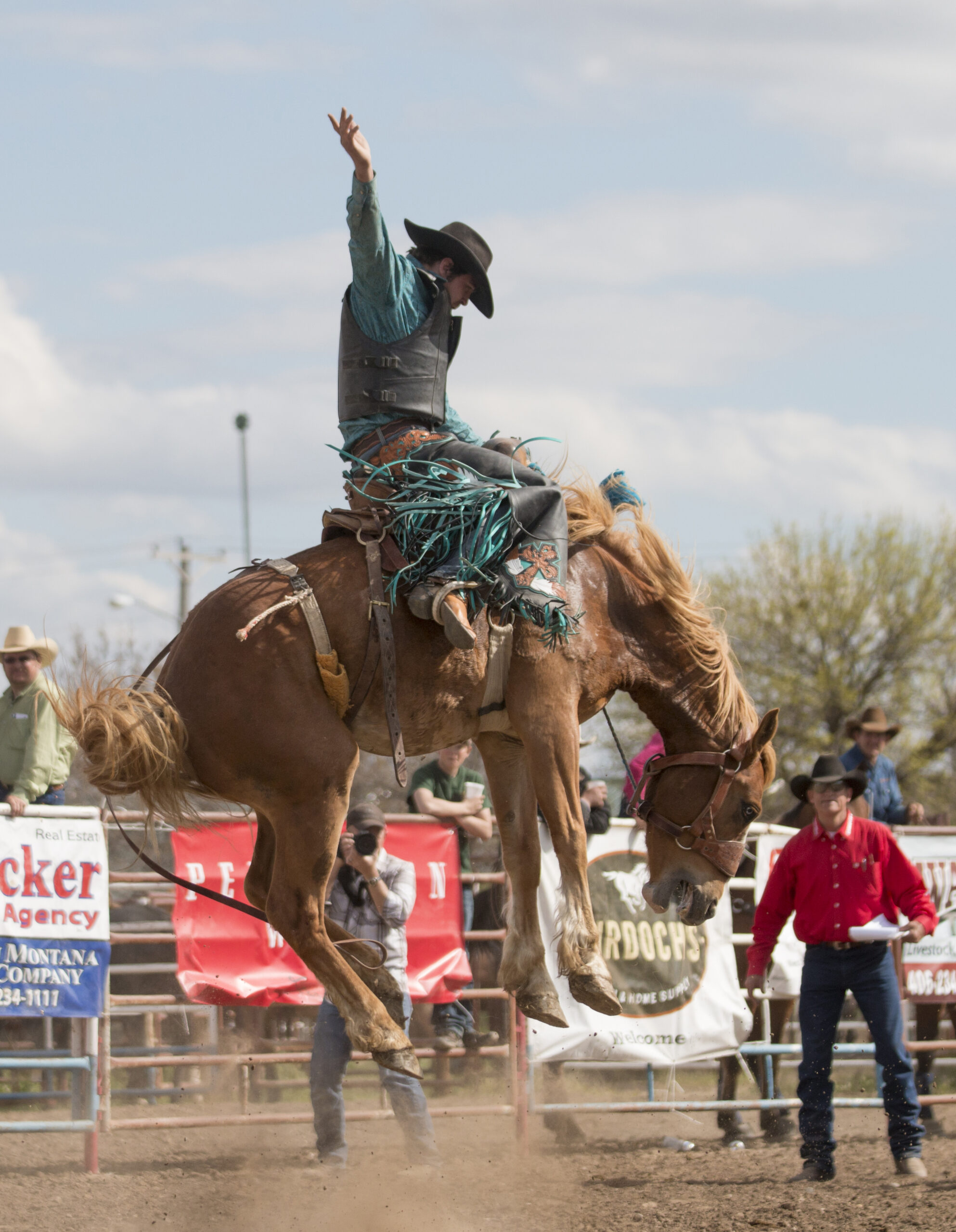 Josh Davidson rides during the World Class Bucking Futurity | Our City ...